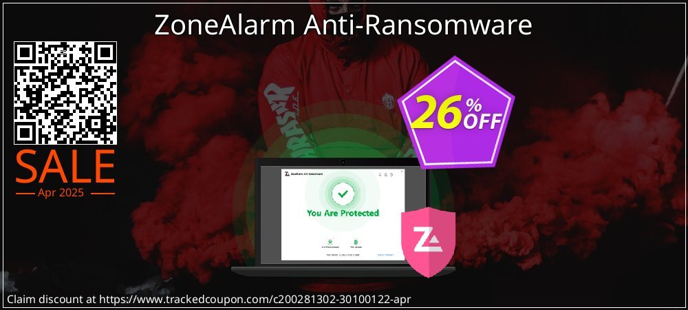 ZoneAlarm Anti-Ransomware coupon on April Fools Day deals