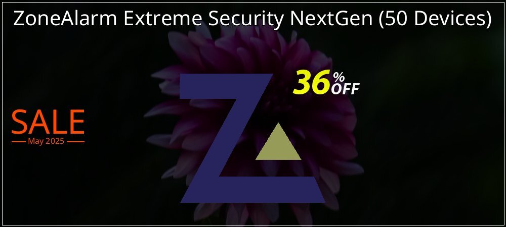 ZoneAlarm Extreme Security NextGen - 50 Devices  coupon on National Memo Day offering sales