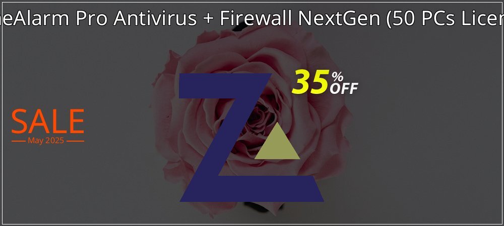 ZoneAlarm Pro Antivirus + Firewall NextGen - 50 PCs License  coupon on National Smile Day discounts