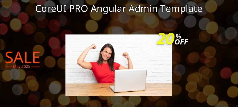 CoreUI PRO Angular Admin Template coupon on Working Day offer