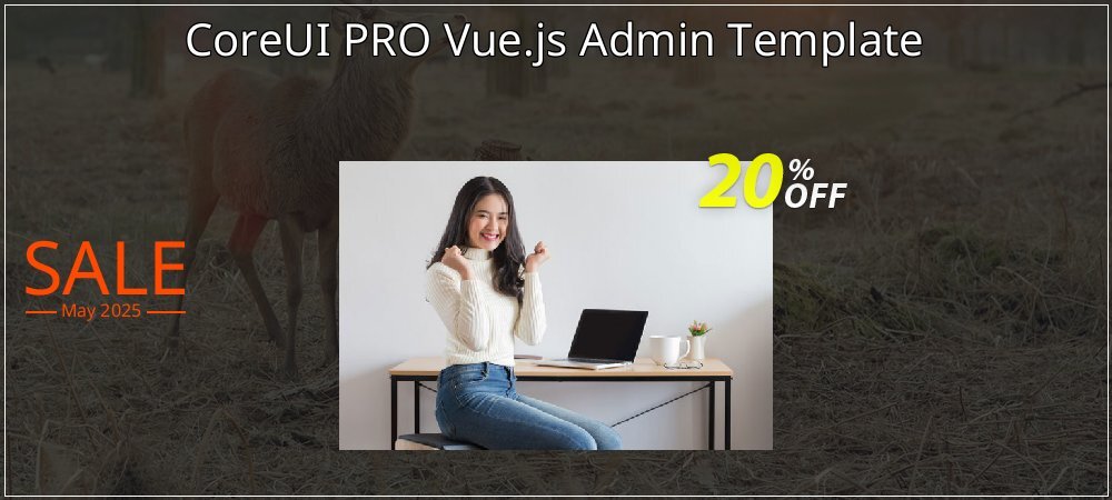 CoreUI PRO Vue.js Admin Template coupon on World Party Day offer