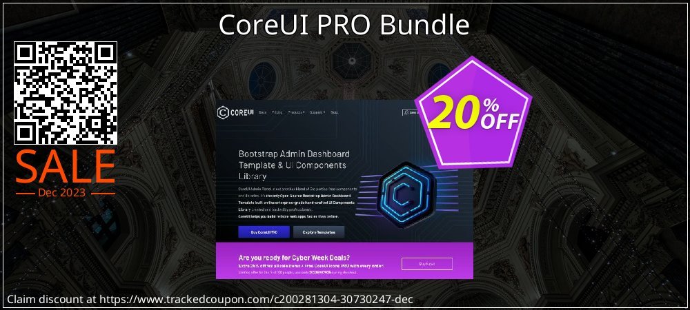 CoreUI PRO Bundle coupon on April Fools' Day discount