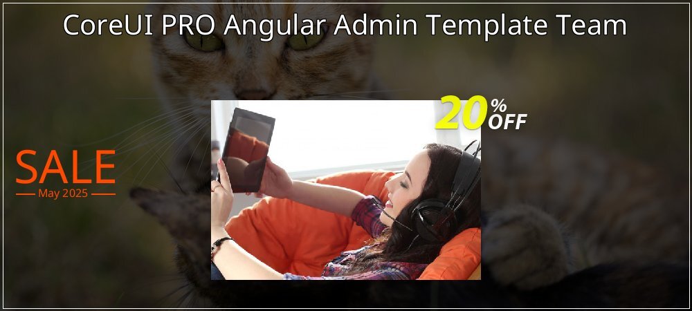 CoreUI PRO Angular Admin Template Team coupon on Easter Day discount