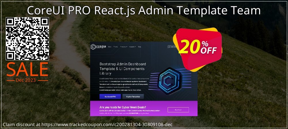 CoreUI PRO React.js Admin Template Team coupon on Easter Day super sale