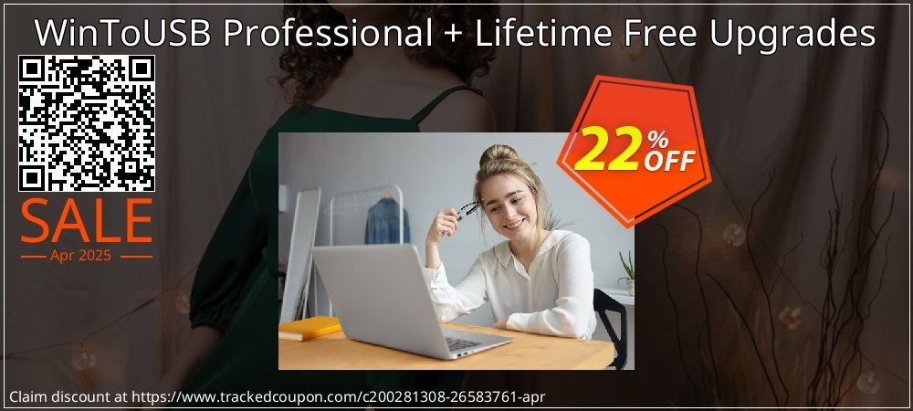 WinToUSB Professional + Lifetime Free Upgrades coupon on Palm Sunday sales