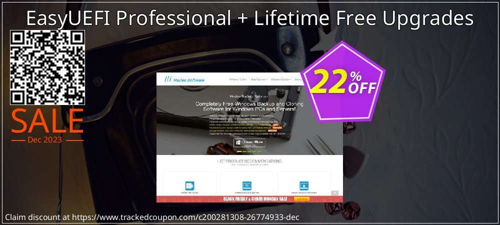 EasyUEFI Professional + Lifetime Free Upgrades coupon on Easter Day offering discount