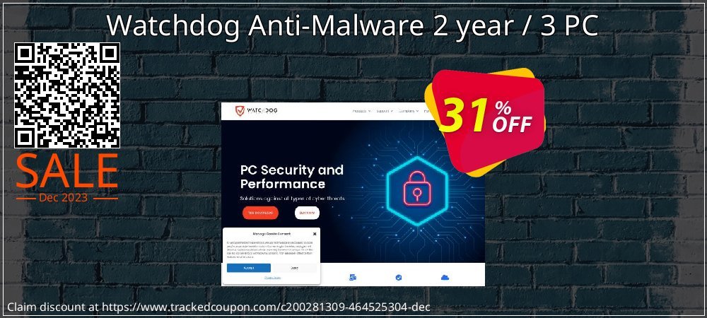 Watchdog Anti-Malware 2 year / 3 PC coupon on Tell a Lie Day super sale