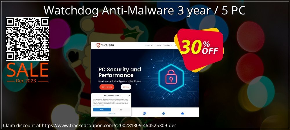 Watchdog Anti-Malware 3 year / 5 PC coupon on Tell a Lie Day offer