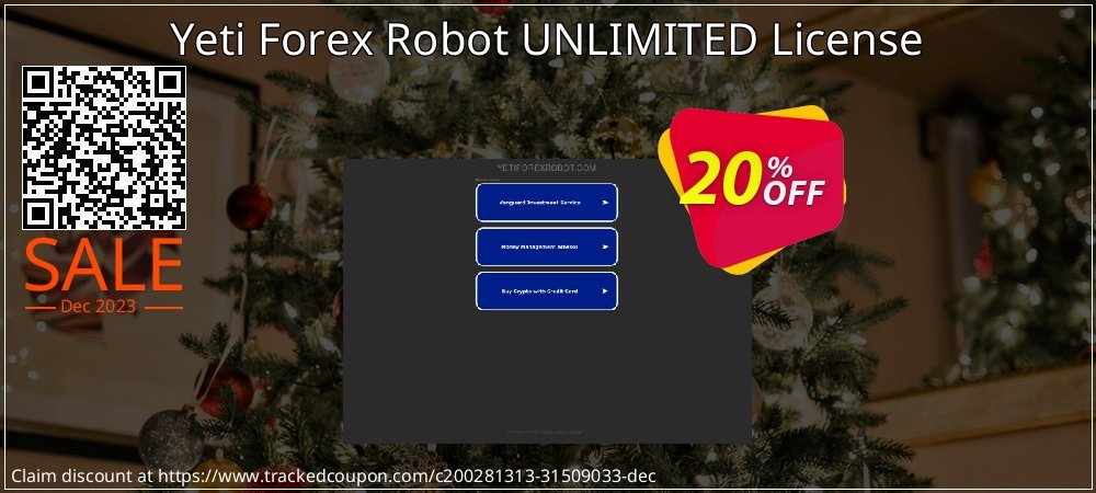 Yeti Forex Robot UNLIMITED License coupon on Easter Day deals