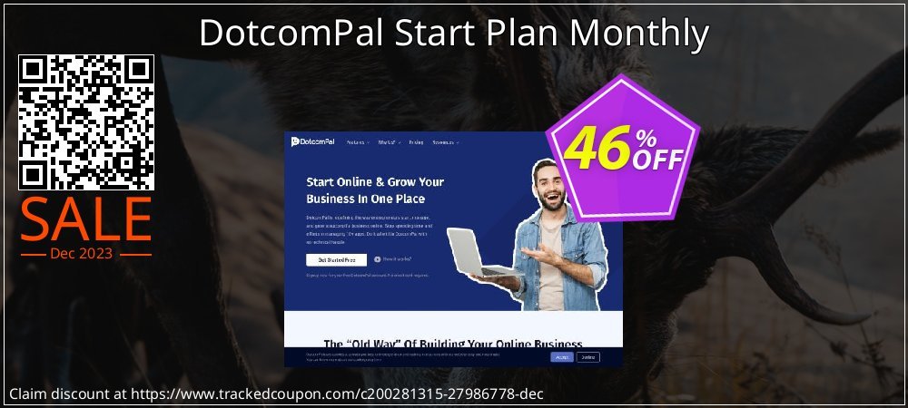 DotcomPal Start Plan Monthly coupon on Easter Day super sale