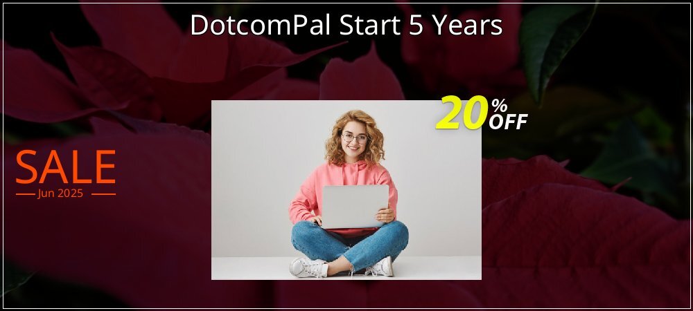 DotcomPal Start 5 Years coupon on April Fools' Day deals