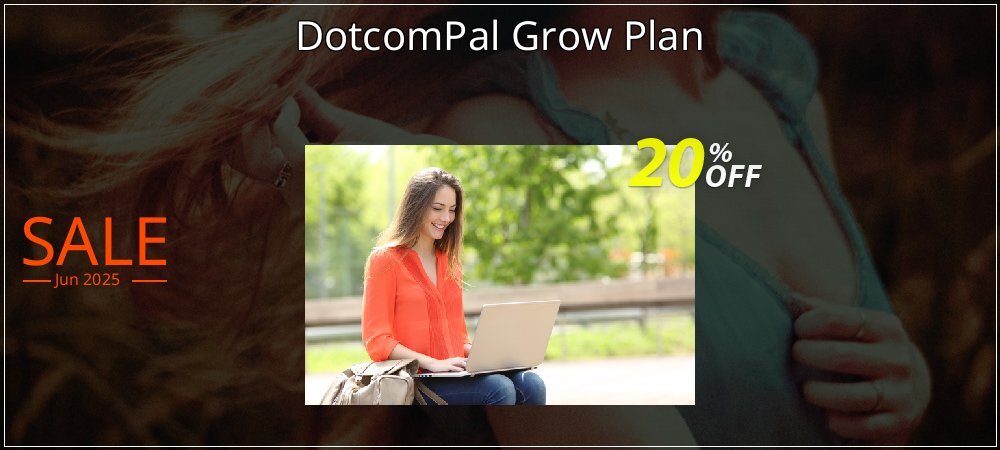 DotcomPal Grow Plan coupon on National French Fry Day super sale