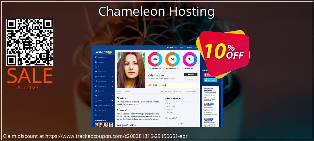 Chameleon Hosting coupon on World Party Day super sale