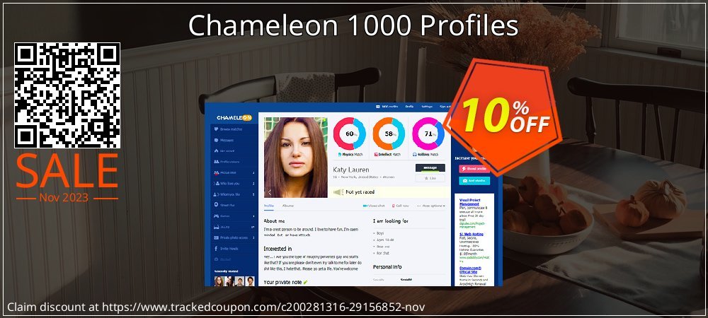 Chameleon 1000 Profiles coupon on April Fools Day promotions