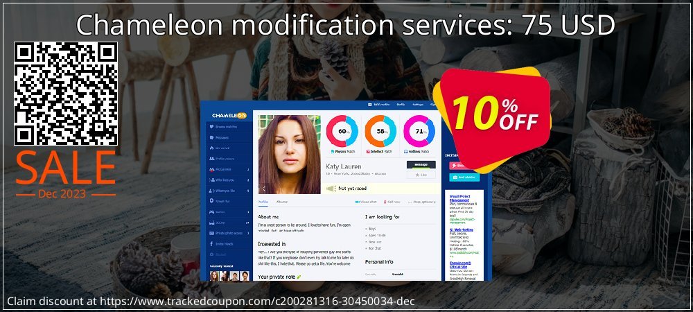 Chameleon modification services: 75 USD coupon on World Password Day sales