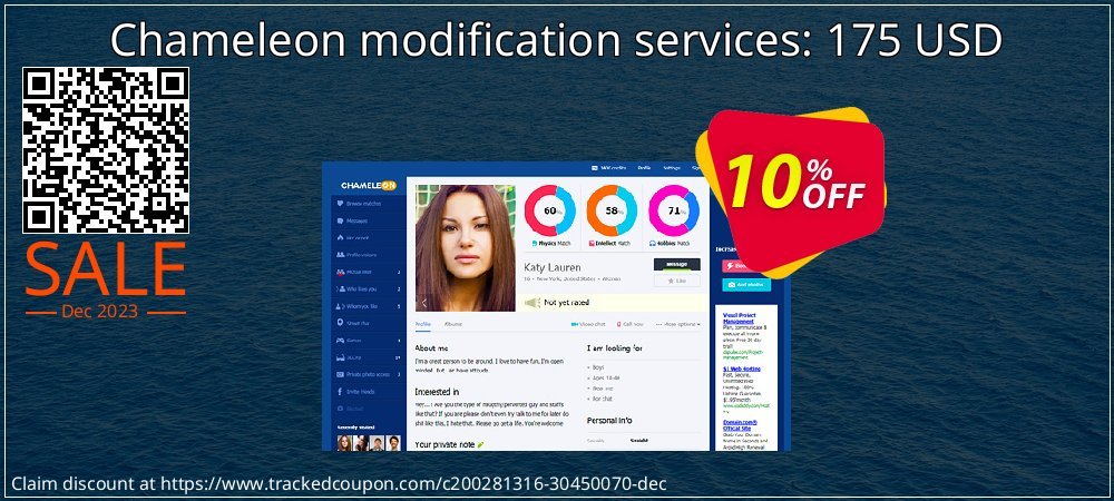 Chameleon modification services: 175 USD coupon on Mother Day sales