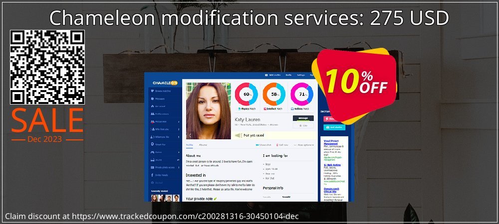 Chameleon modification services: 275 USD coupon on World Password Day discounts