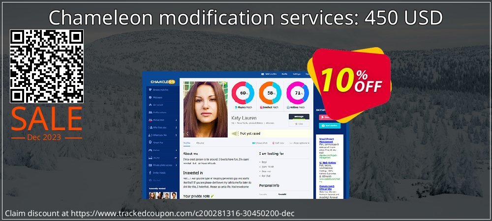 Chameleon modification services: 450 USD coupon on Mother Day offering discount