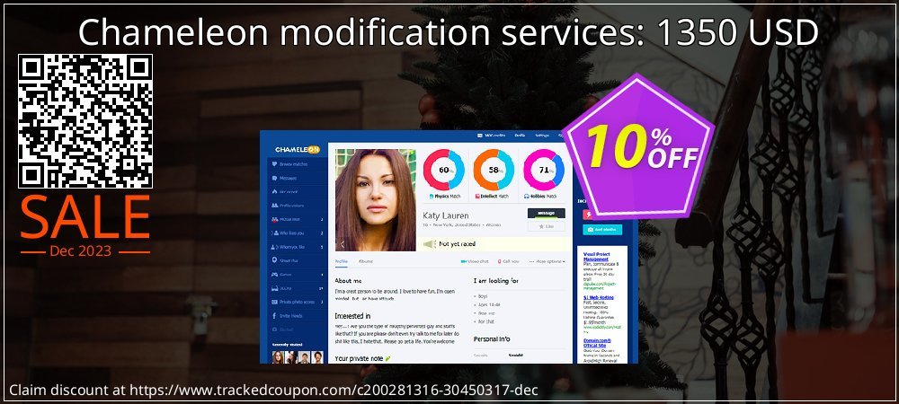 Chameleon modification services: 1350 USD coupon on April Fools' Day discount