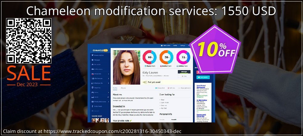 Chameleon modification services: 1550 USD coupon on Easter Day offer