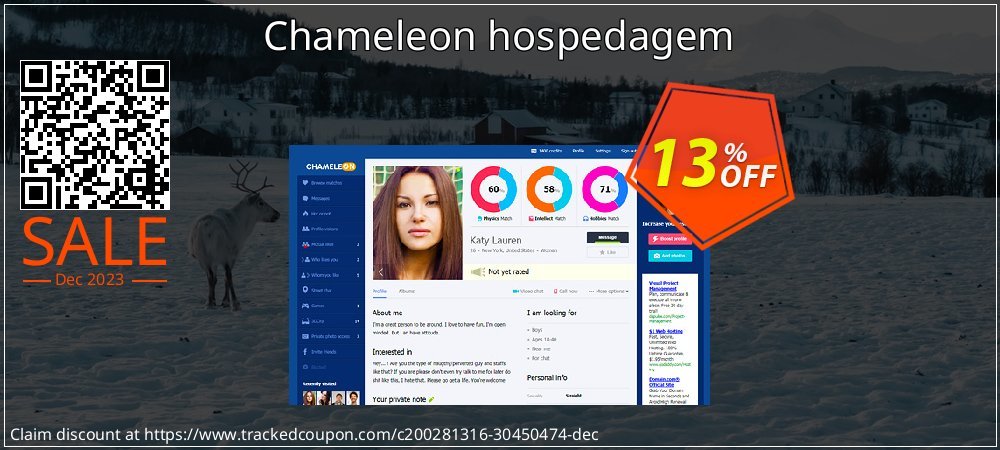 Chameleon hospedagem coupon on Tell a Lie Day discounts