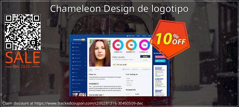 Chameleon Design de logotipo coupon on World Password Day discounts