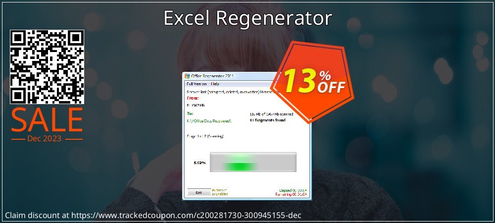 Excel Regenerator coupon on World Backup Day offer