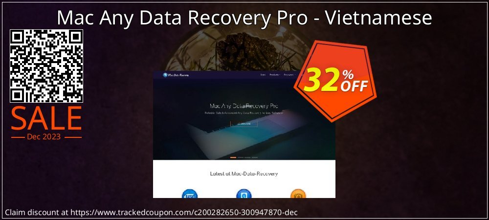 Mac Any Data Recovery Pro - Vietnamese coupon on Mother Day discount