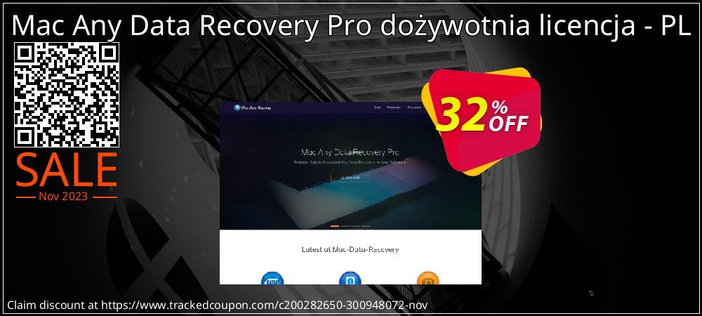 Mac Any Data Recovery Pro dożywotnia licencja - PL coupon on April Fools' Day super sale