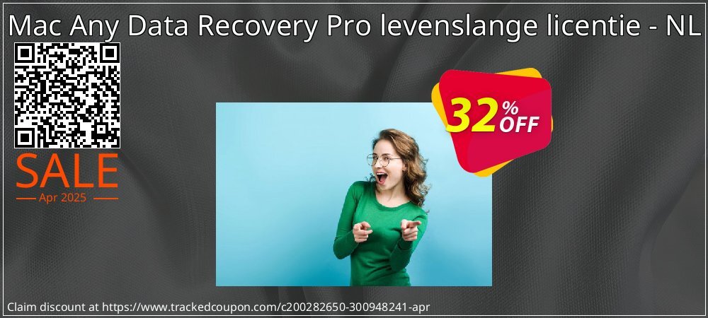 Mac Any Data Recovery Pro levenslange licentie - NL coupon on World Party Day offering discount