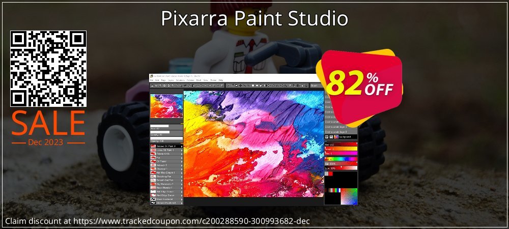 Pixarra Paint Studio coupon on April Fools' Day offering discount