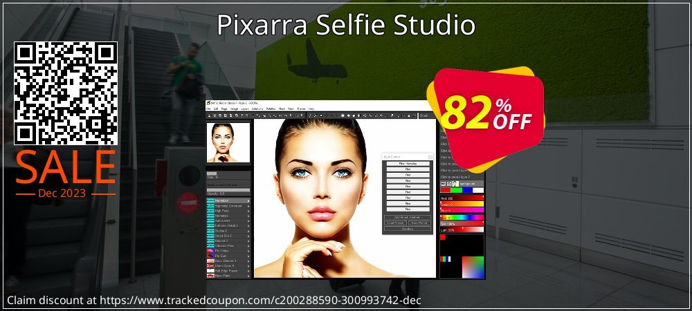 Pixarra Selfie Studio coupon on April Fools' Day deals