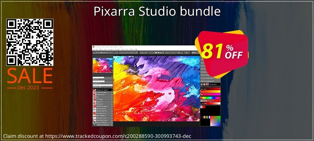 Pixarra Studio bundle coupon on Easter Day offer