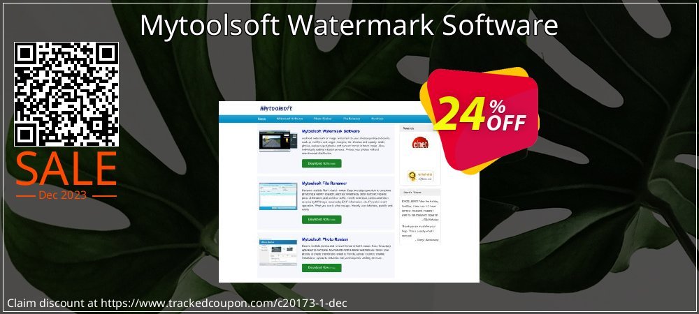 Mytoolsoft Watermark Software coupon on World Party Day discounts
