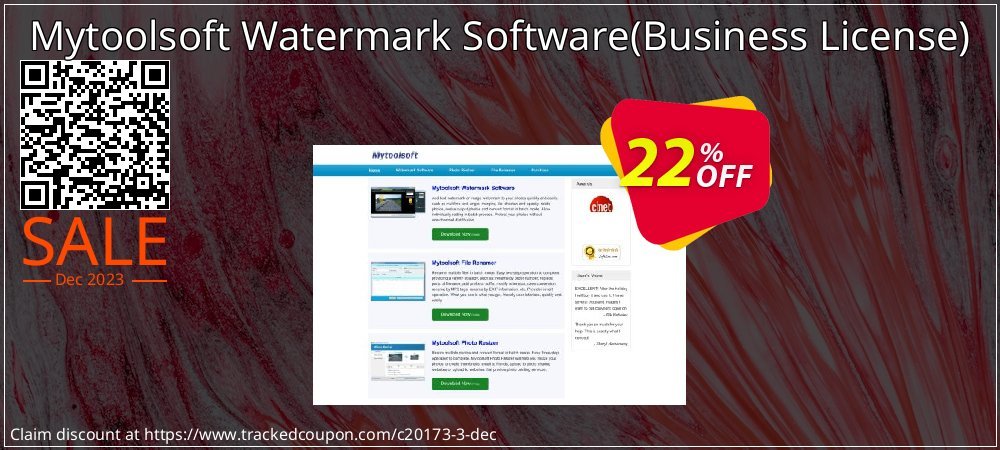Mytoolsoft Watermark Software - Business License  coupon on Constitution Memorial Day deals