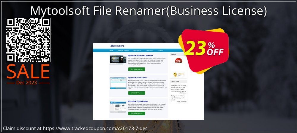 Mytoolsoft File Renamer - Business License  coupon on April Fools Day discount