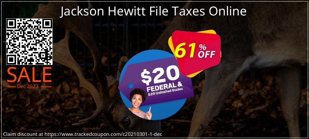 Jackson Hewitt File Taxes Online coupon on National Loyalty Day offering discount