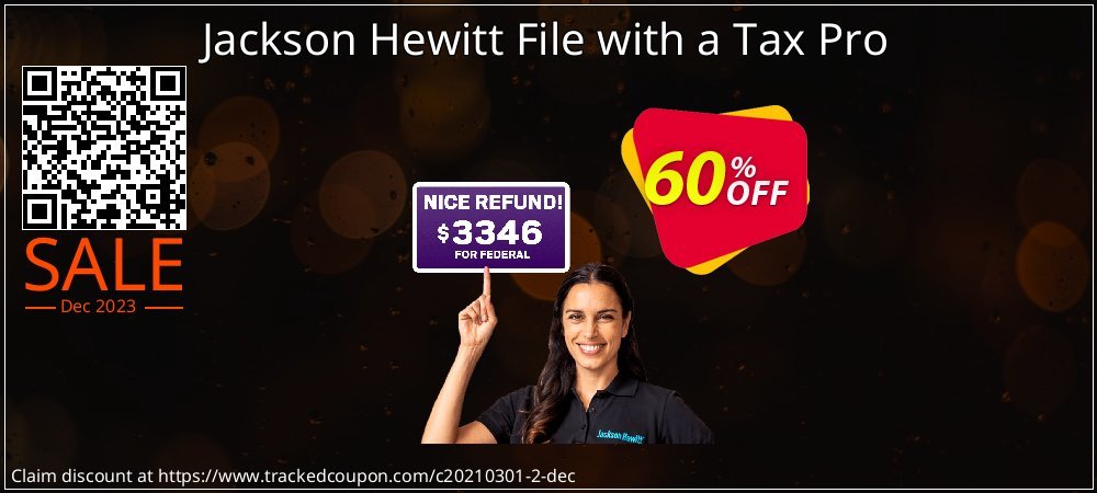 Jackson Hewitt File with a Tax Pro coupon on Working Day offering sales