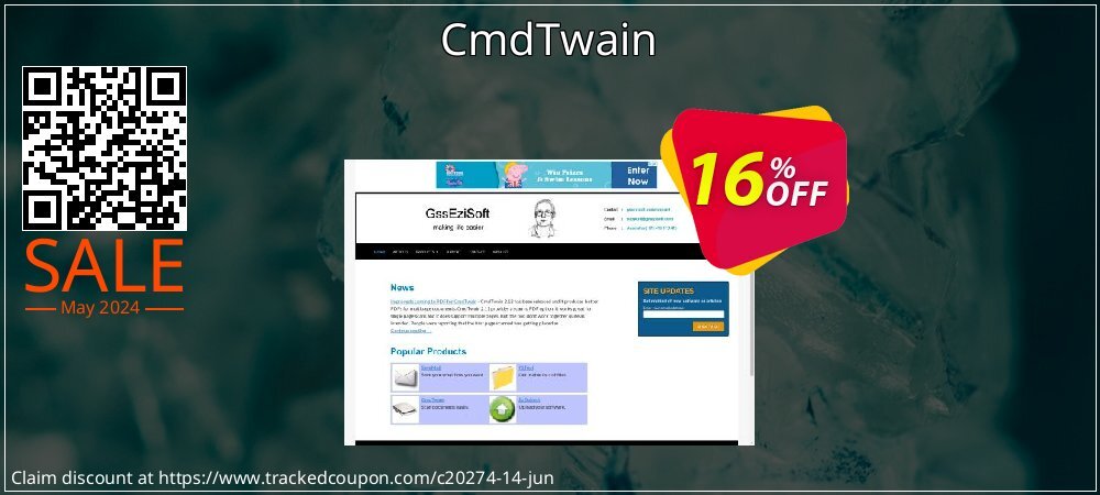 CmdTwain coupon on National Smile Day offering sales