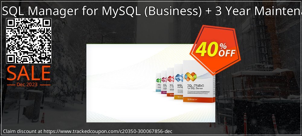 EMS SQL Manager for MySQL - Business + 3 Year Maintenance coupon on Palm Sunday deals