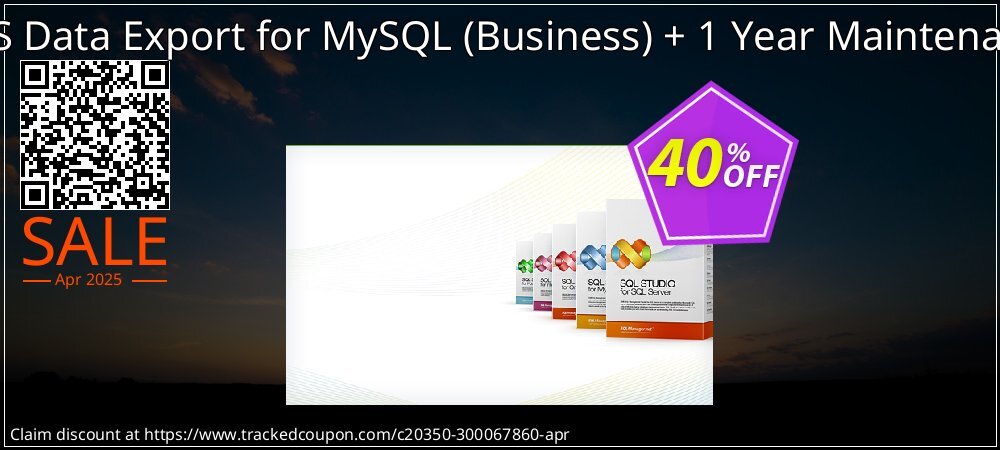 EMS Data Export for MySQL - Business + 1 Year Maintenance coupon on World Backup Day offering sales