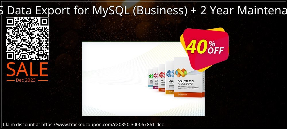 EMS Data Export for MySQL - Business + 2 Year Maintenance coupon on National Cheese Day sales