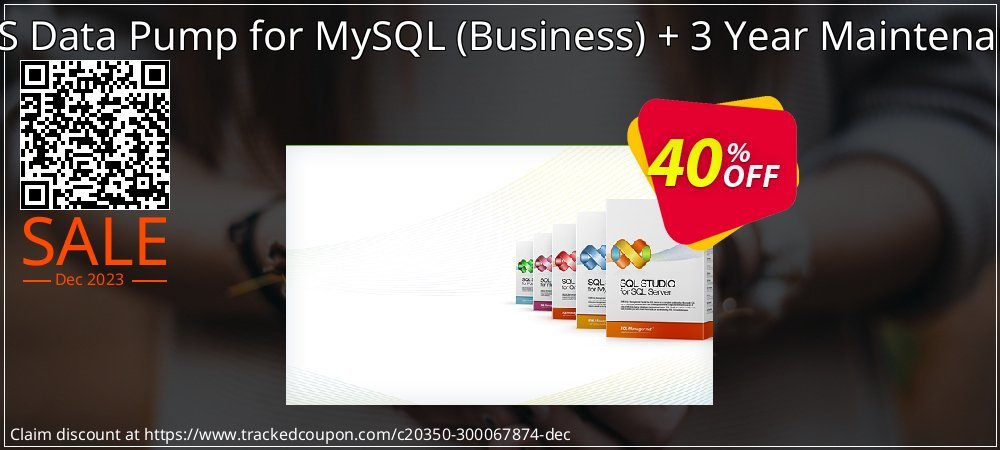 EMS Data Pump for MySQL - Business + 3 Year Maintenance coupon on Programmers' Day promotions