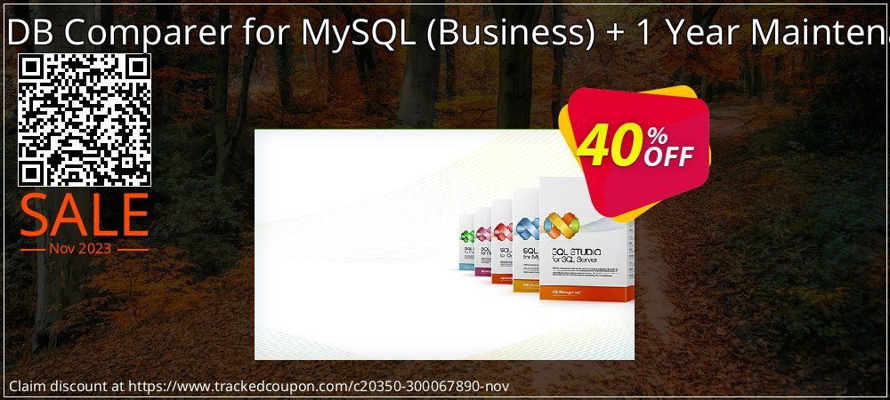 EMS DB Comparer for MySQL - Business + 1 Year Maintenance coupon on Radio Day offering discount