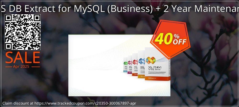 EMS DB Extract for MySQL - Business + 2 Year Maintenance coupon on April Fools' Day discounts