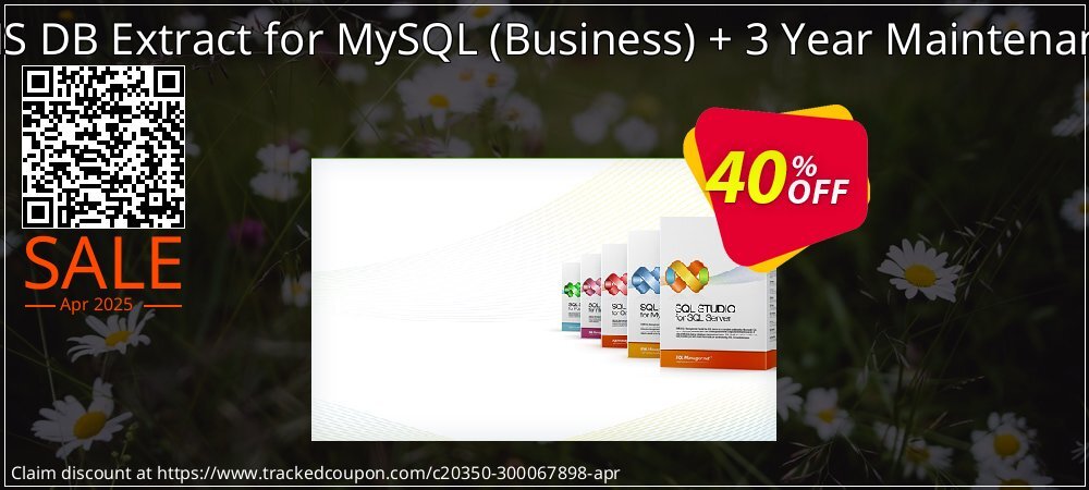 EMS DB Extract for MySQL - Business + 3 Year Maintenance coupon on Easter Day promotions