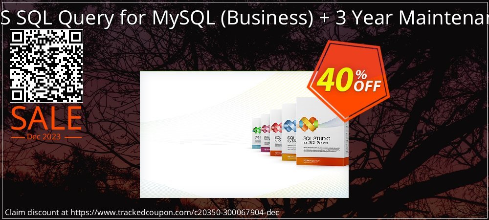 EMS SQL Query for MySQL - Business + 3 Year Maintenance coupon on April Fools' Day offering discount