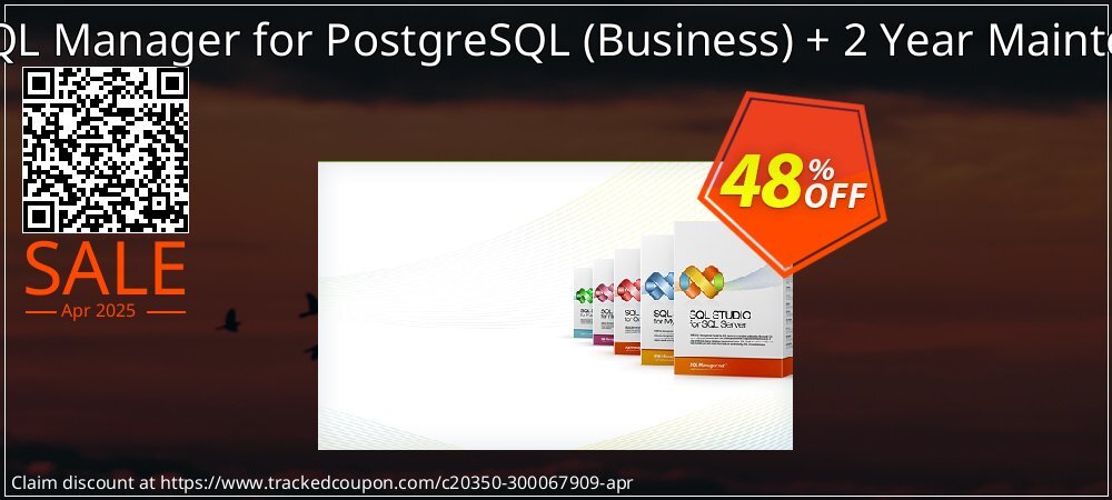 EMS SQL Manager for PostgreSQL - Business + 2 Year Maintenance coupon on Tell a Lie Day deals