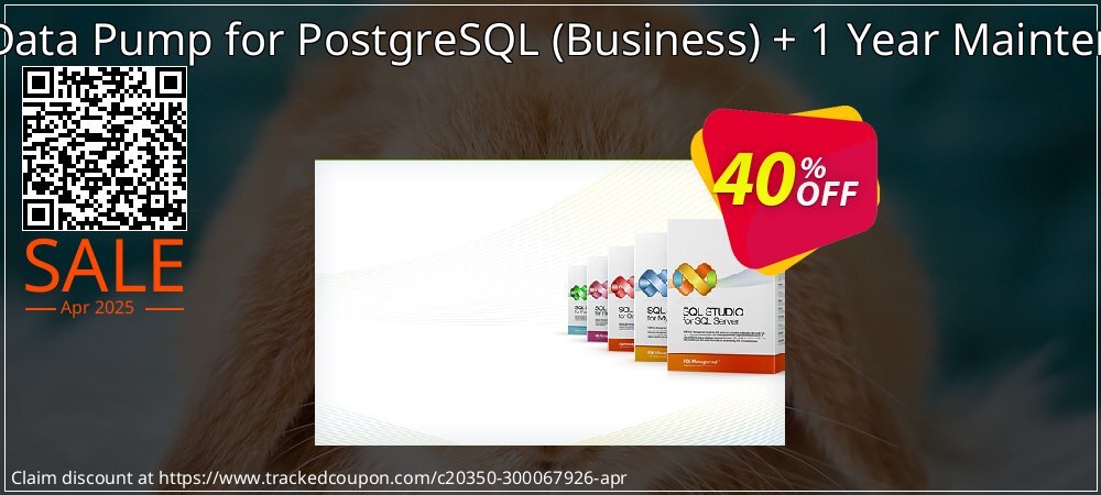 EMS Data Pump for PostgreSQL - Business + 1 Year Maintenance coupon on World Party Day sales