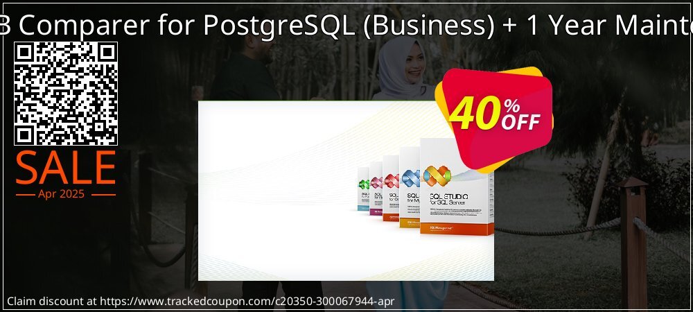 EMS DB Comparer for PostgreSQL - Business + 1 Year Maintenance coupon on April Fools' Day promotions